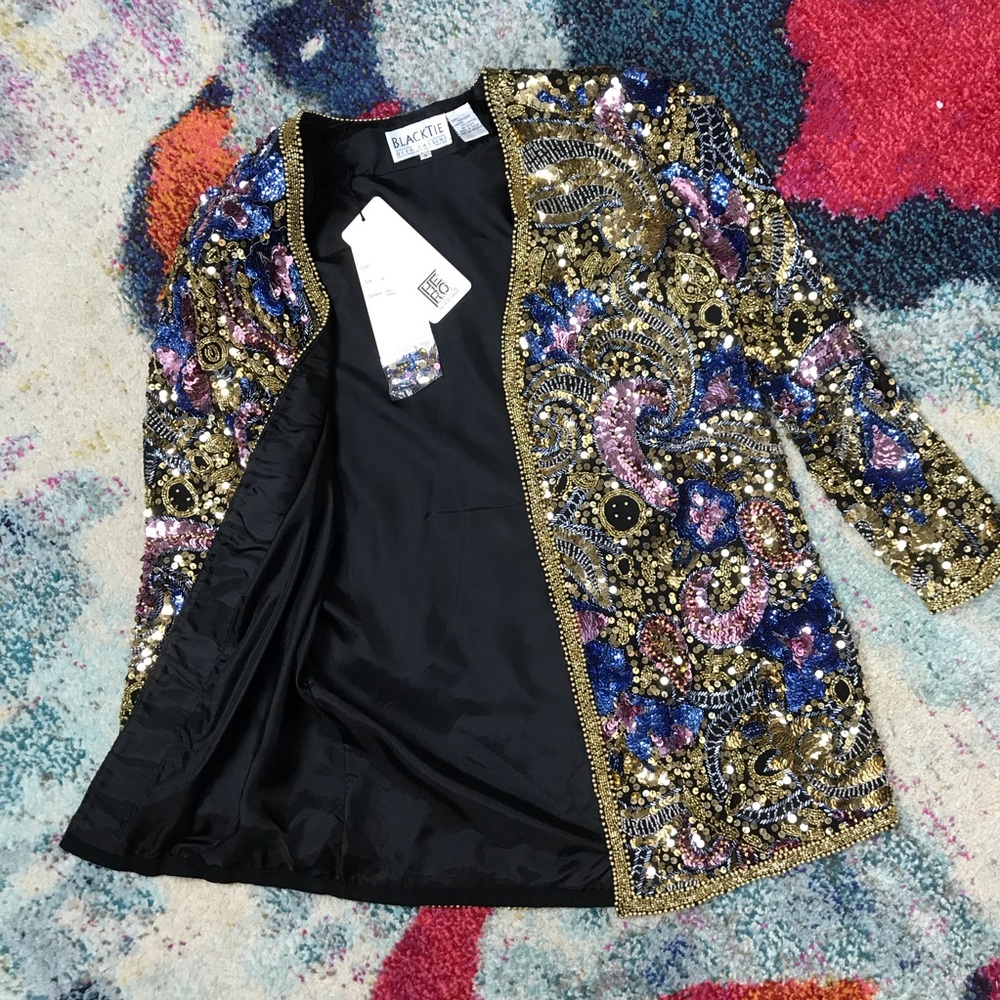 BLACKTIE Sequin Jacket, Size S, Brand New